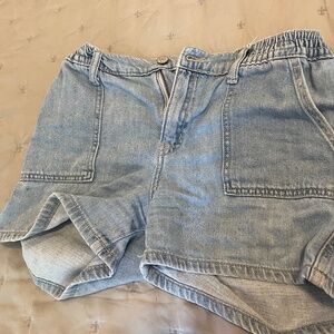 Old Navy Girls High-Rise Cargo Jean Shorts